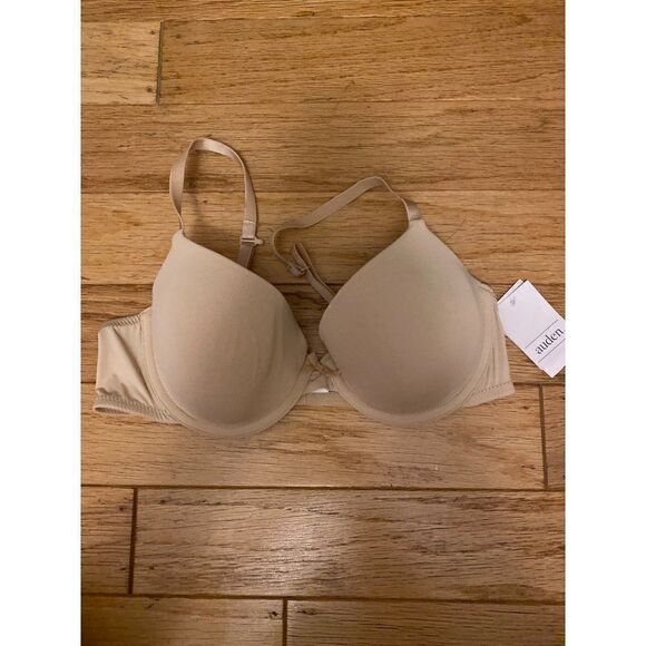 NWT Auden, women's nude lightly lined, demi coverage, underwire bra size 34B - Picture 1 of 5